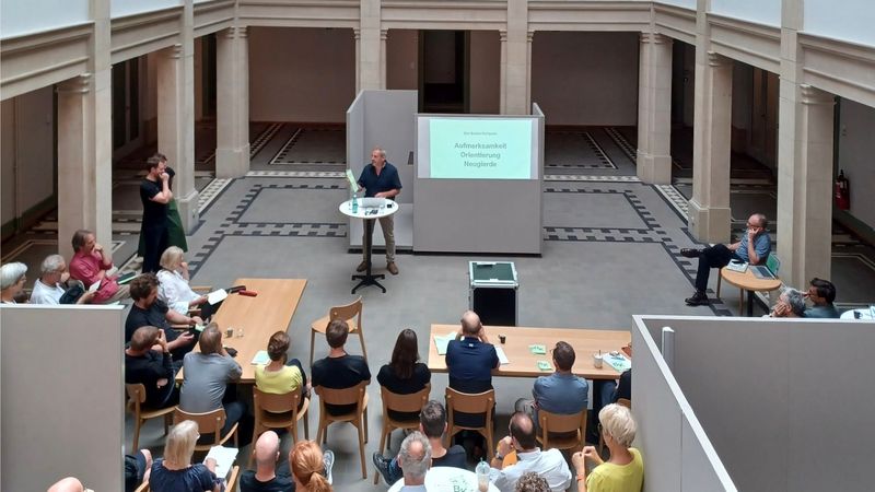 Basler Kompass - 7 Punkte zum postfossilen Planen und Bauen – Vorstellung des Prototyps vom Basler Kompass – Bau- und Verkehrsdepartement des Kantons Basel-Stadt, Städtebau & Architektur